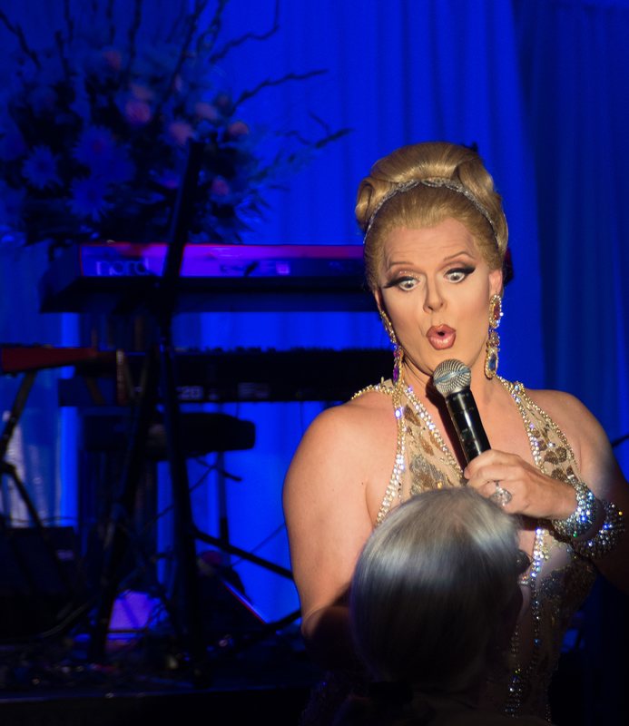 Christopher Peterson performs at the gala. BY DENY HOWETH